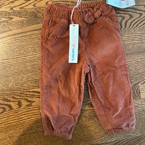 Carters Corduroy pants size 12m NWT